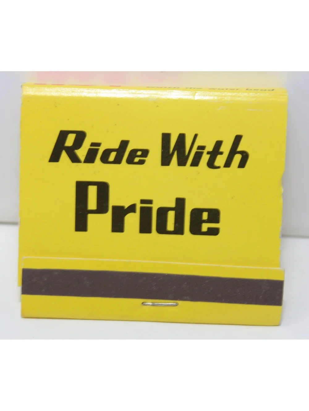 Vintage Matchbook Mr. Pride Car Wash Memphis, Tennessee Ride With Pride Hot Wax